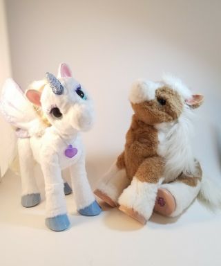 Bundle Furreal Friends Starlily My Magical Unicorn & Baby Butterscotch Pony