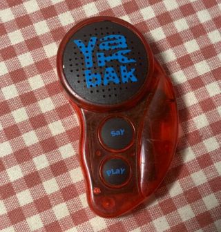 Yak Bak Classic (1997) Voice Recording Toy Vintage Retro 90 