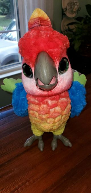 Furreal Rock - A - Too The Showbird Parrot Cockatoo Talking Bird -,  Adorable