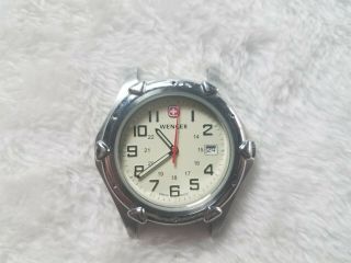 Wenger 7311x Swiss Made All Ss Mineral Crystal Quartz Watch Wr 100m Please Read