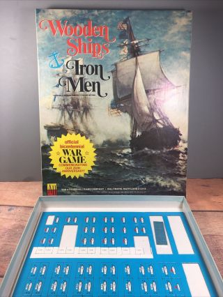 Wooden Ships & Iron Men - Avalon Hill 80 Unpunched Box (5)