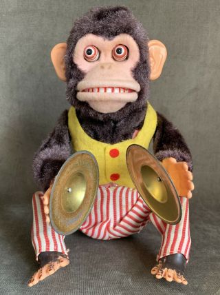 Vintage Daishin Japan Musical Jolly Chimp Toy Story Monkey Box 2