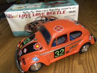Taiyo Japan Vw Beetle Love Love Beetle Vintage Battery