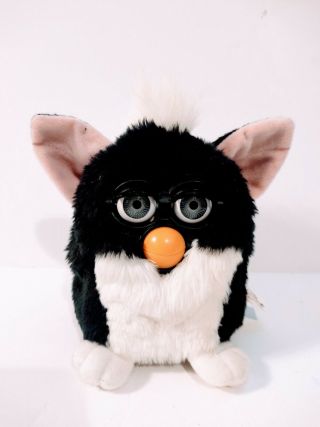 1998 Tiger Electronics Furby Black And White Interactive