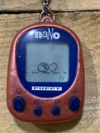 Vintage Nano Pet Puppy 1997 Playmates Electronic Virtual Pet 40130