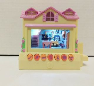 2005 Pixel Chix Interactive Yellow And Pink Cottage,  Dollhouse - Tested/working
