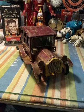 Marx Vintage Tin Toy Car Battery Operated 1950 