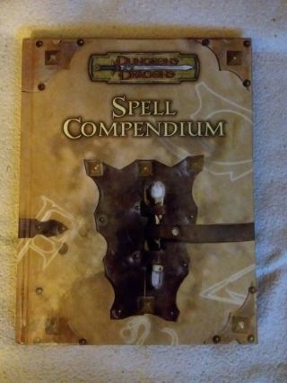 Spell Compendium (dungeons Dragons 3.  5 Sourcebook D20 2005 Wotc D&d Ex Hc