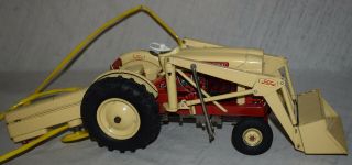 Vintage Tin Battery Operated Ford 4040 Industrial Tractor
