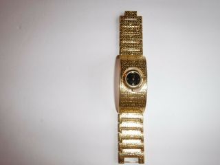Pre Owned Womens Anne Klein Diamond Wrist Watch Bracelet Needs Battery