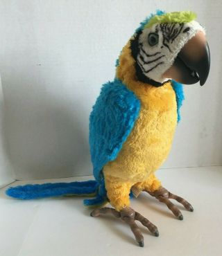 Hasbro Squawkers Mccaw Furreal Friends Talking Parrot Bird Only