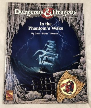 In The Phantoms Wake Adventure Module Ad&d D&d Dungeons Dragons Tsr 9436