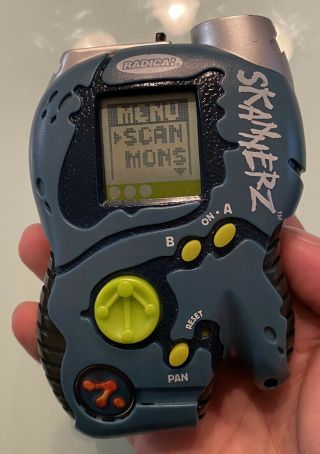 2000 Radica Skannerz Blue -.  Barcode Monster Scanner