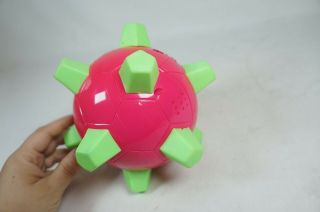 Giggle ' N Rock Bumble Ball Pink Green Studs Laughing Motorized Bumbleball 3