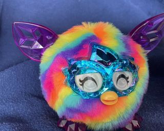 Hasbro Mini Rainbow Furby Furbling Crystal Series 2013 2