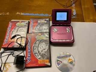 Pink Hasbro Videonow Xp Interactive Dvd Cd Player With 6 Cds