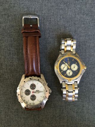 Mens Watches (fossil And Quiksilver)