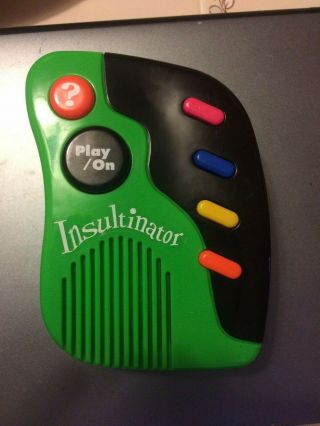 Insultinator Programmable Insult Machine Srm Toy Electronic 1995 Great