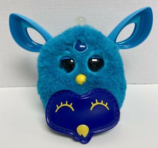 Furby Connect Teal Blue 2016 Hasbro Interactive Toy Bluetooth With Mask.