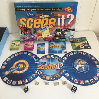 Disney Scene It? 2nd Edition Dvd Game Family Trivia Game Complete Mattel K8820