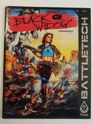 Battletech 1605 Tales Of The Black Widow Company Game Book By Fasa Game Book