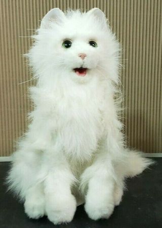 Hasbro Furreal Fur Real Friends (frf) Kitty Cat White Persian Cat Interactive 06