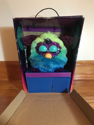 Hasbro Furby Boom Crystal Series Aqua Blue Green Purple Interactive Pet Toy 2