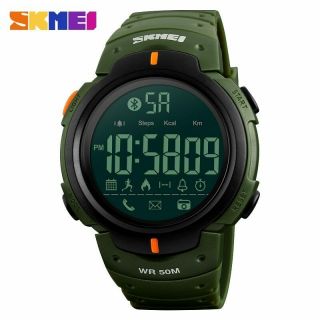 Skmei Luxury Analog - Digital Bluetooth Smart Watch Sport Waterproof Wrist Watch
