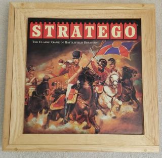 Stratego: Classic Game Of Battlefield Strategy.  Nostalgia Game Series.  Wood Mb.