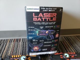 Infrared Laser Tag Guns And Vests - Laser Battle Mega Pack Of 4 W/batteries
