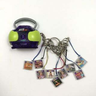 Tiger 2001 Hit Clips Boombox Music Player W 9 Clips Britney Madonna Aaron Carter