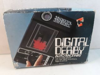 Vintage 1978 Tomy Digital Derby Auto Raceway Game