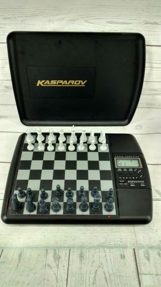 Vintage Saitek Kasparov Olympiad 208b Electronic Computer Chess Game