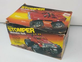 Boxed Schaper Stomper Crimson Crusher Chevy Monster Truck 4x4 Red W/driver Winch