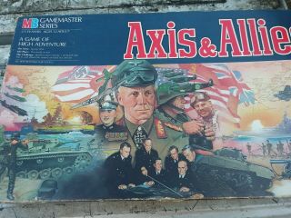 Axis And Allies Milton Bradley Game Master Series