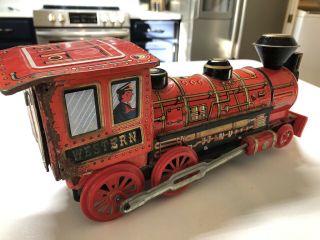 Trade Mark Modern Toys Western Special Tin Locomotive Train - Patent No.  557116