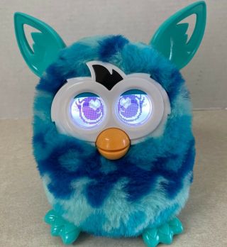Hasbro Furby Boom Blue Waves 2012 Toy A4338 Interactive Toy Pet Video 1057
