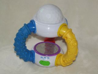 Kids II Baby Einstein 2006 Light Up Red Blue Yellow Color Grasping Musical Toy 3