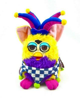 1999 Jester Joker Furby Target Limited Edition Collectible (non - & Flaw)