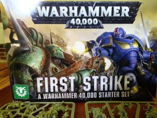 Games Workshop First Strike: A Warhammer 40k Starter Set - 4 Glued,  Unpainted