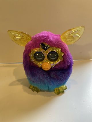 2012 Furby Boom Crystal Series Toy Pink Purple Blue Gold Ombré