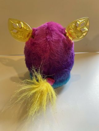 2012 Furby Boom Crystal Series Toy Pink Purple Blue Gold Ombré 2