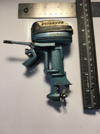 Vintage Evinrude " Big - Twin Electric 30 " Toy Outboard Motor