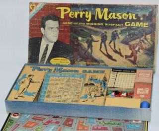Perry Mason Case Of The Missing Suspect 1959 Transogram Toys & Games Board Game