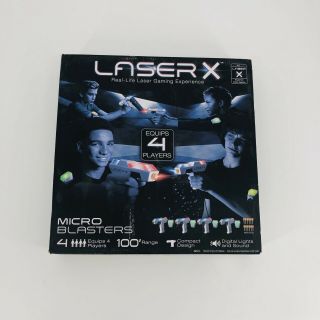 Laser X Micro Blasters Real - Life Laser Gaming Experience Equips 4 Players -