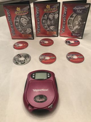 2003 - Hasbro " Video Now " Personal Video Player - With 6 Discs