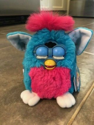 1999 Tiger Electronics Furby Baby Blue And Magenta Not Repairs Only 2