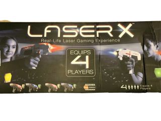 Laser Tag 4 - Player Laser X Micro Blasters Real Life Gaming Experience.