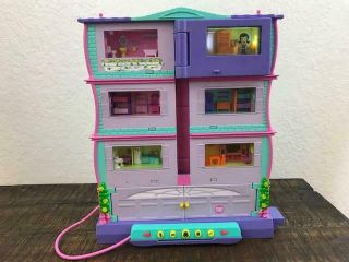 Roomies House Pixel Chix Interactive Electronic Toy 6 Room 2006 Mattel Penthouse