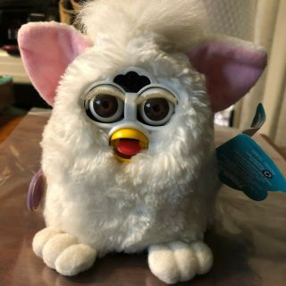 Tiger Furby Babies White 1999 Furby Baby Model 70 - 940 Electronic &